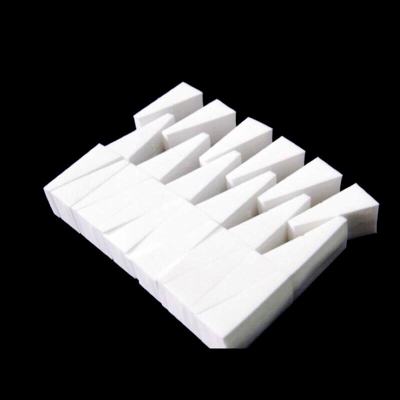 

Чудо-губка, 24 шт./компл., женские клинья для макияжа, косметические клинья, треугольная губка для лица, белая пена