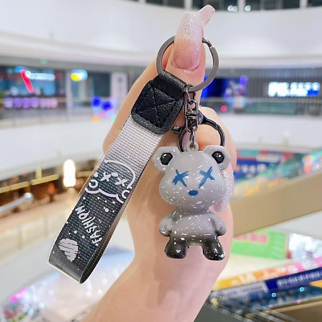 Chameleon Violence Bear Keychain Bag Pendant School Bag Doll Pendant Small Gifts