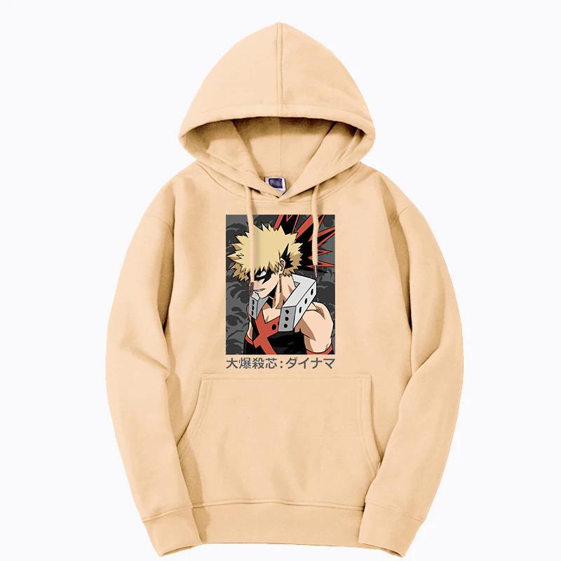 My Hero Academia Anime Clothing Bakugou Hoodies