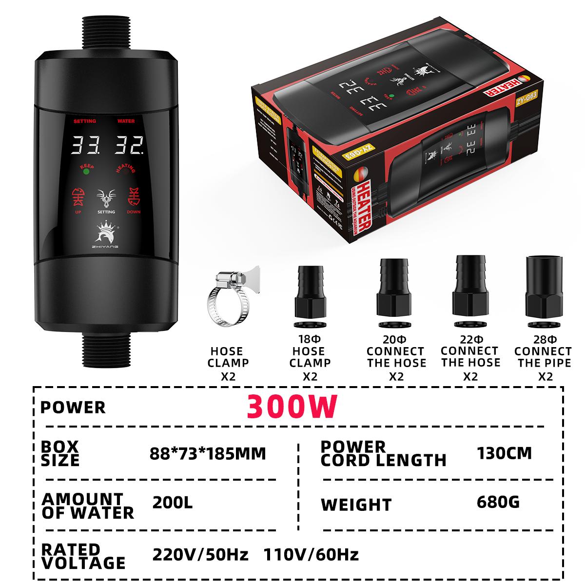 

110-220 В цифровой дисплей для аквариума с постоянной температурой, внешний нагревательный стержень для аквариума, последовательный нагреватель, внешний фильтр для аквариума, нагреватель 220V EU plug