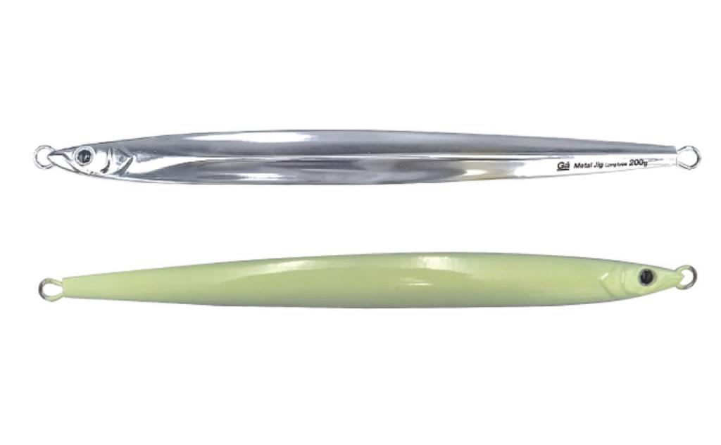 Galapagos Metal Jig Long Type 260 Grams Almi Silver Half Glow (5387)