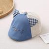 Summer Baby Hat with Cat Ears - Breathable Mesh Beret Baseball Cap for Boys and Girls