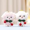 Adorable Plush Toy Cherry Lamb Doll Cute Stuffed Animal Keychain Pendant Bag