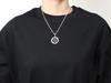 Pentagram Star Pendant Top, Sterling Silver 925, Amulet