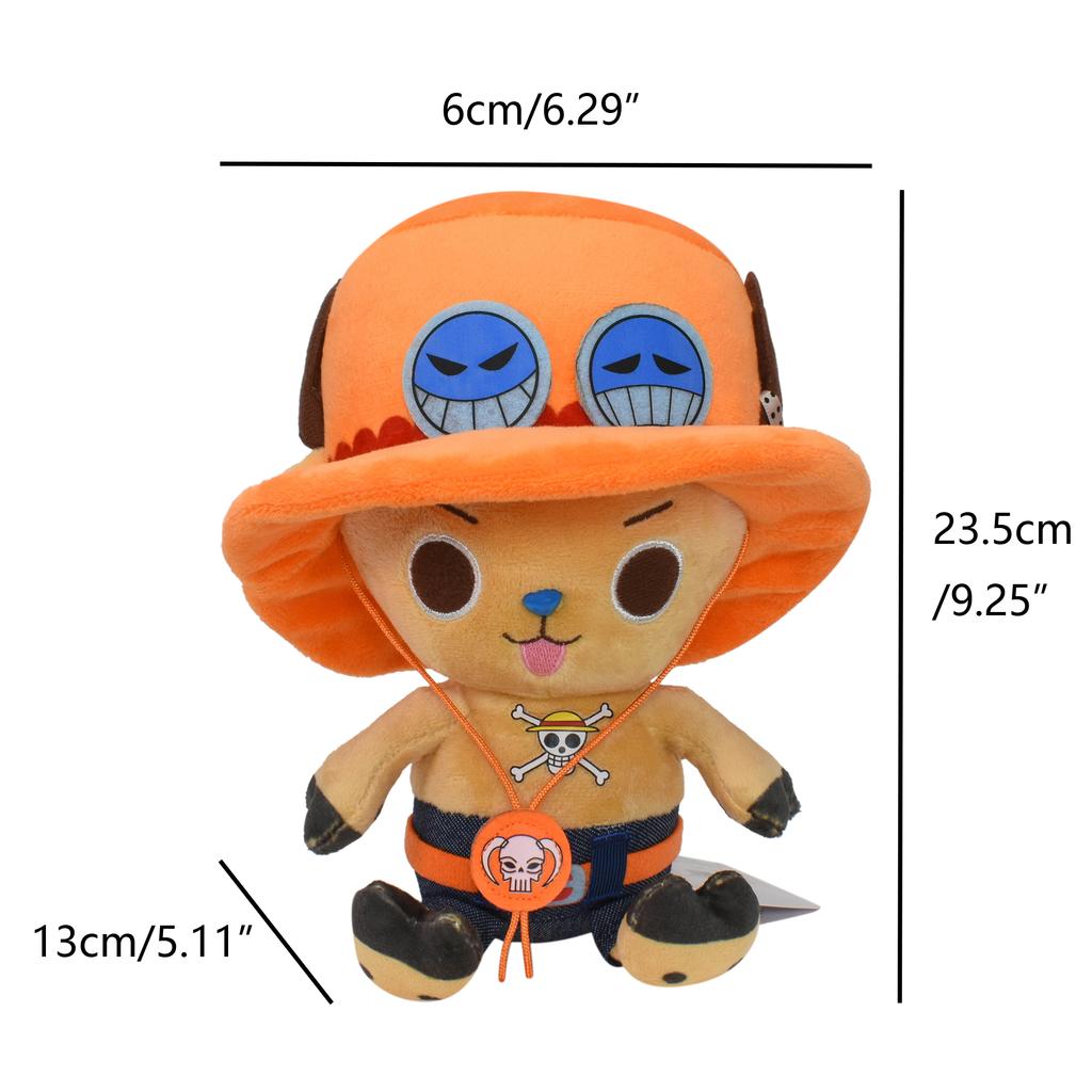 One Piece Plüschtier Luffy Roronoa Zoro Tony Tony Chopper Stoffpuppe Rucksack Dekoration Spielzeug Anhänger Kinder Echtes Anime Geschenk