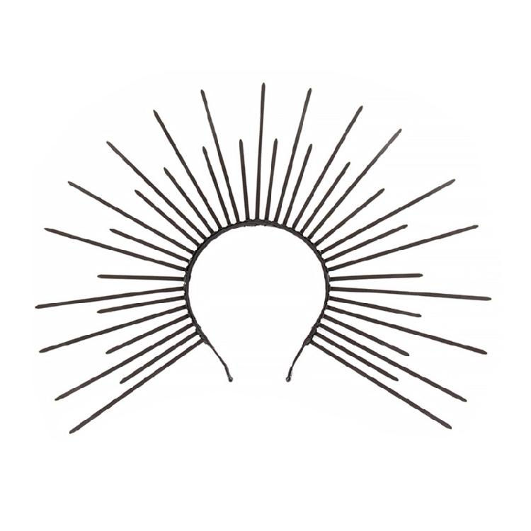 Opaska z Koronami Blasku na Głowę na Halloween Elegancka Opaska do Kostiumu Opaska na Wieczór Panieński Damska Opaska do Włosów