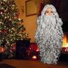Santa Fancy Dress Costume Santa Clauses Wig and Beard Set for Cosplay Christmas