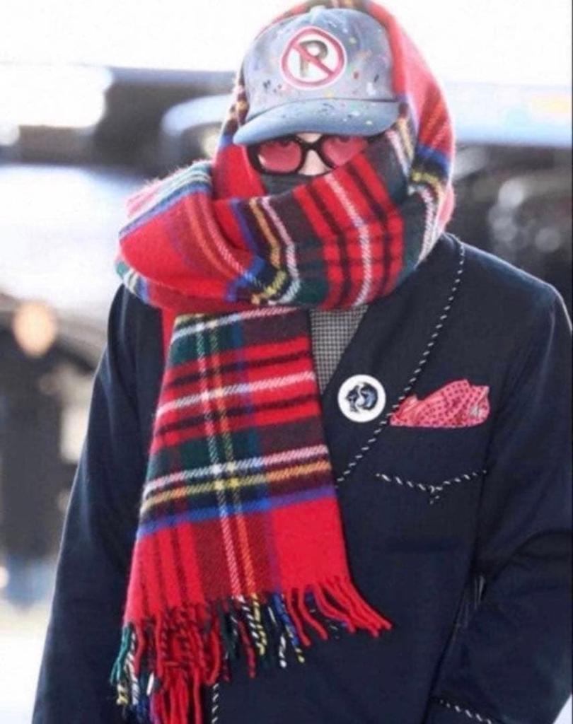[USED] G-DRAGON, Jiyong, GD, Scarf, Fan Activities, Jiyong Cosplay, Korea