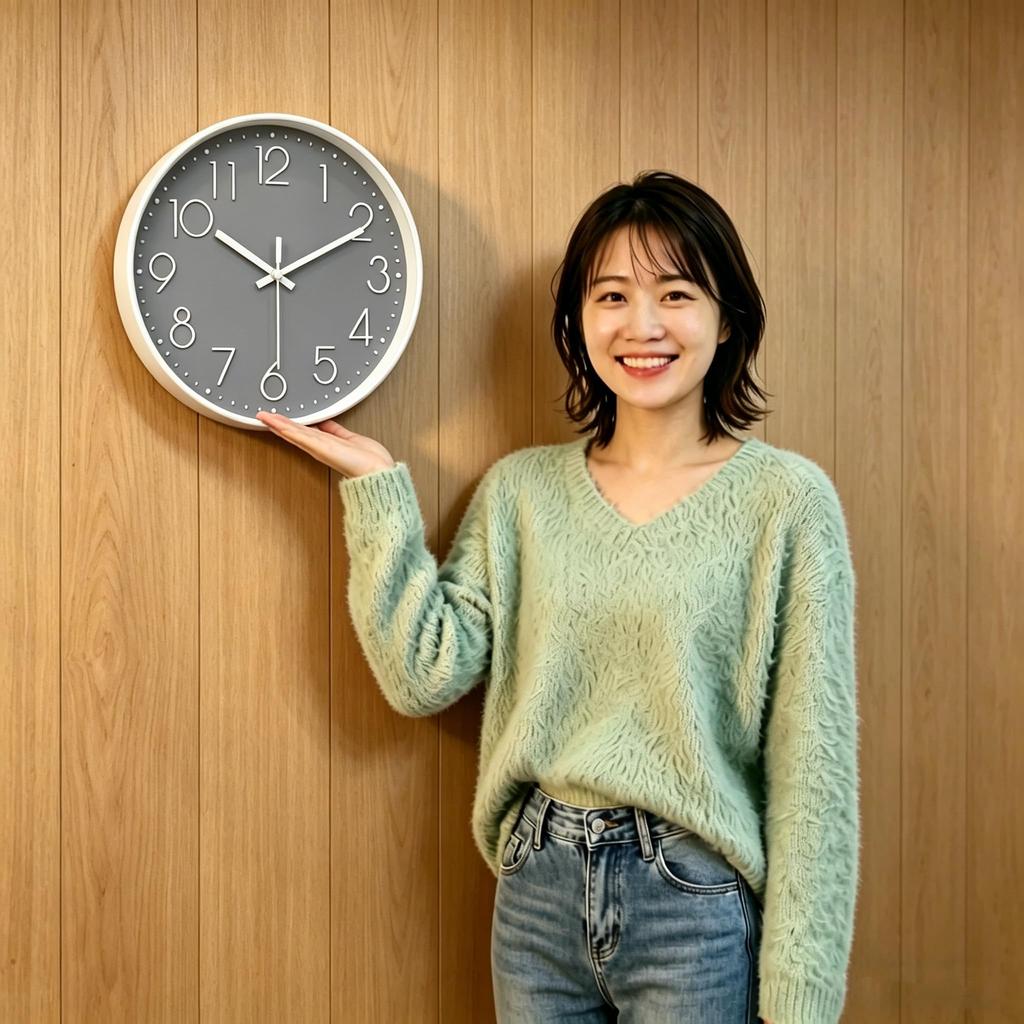 Radio-controlled wall clock, silent operation, continuous second hand, zero noise, 30cm diameter, analog, battery operated (batteries not included), s