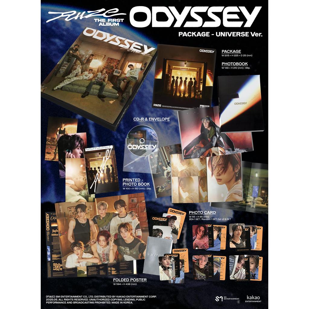 RIIZE The 1st Album [ODYSSEY] PACKAGE Ver.