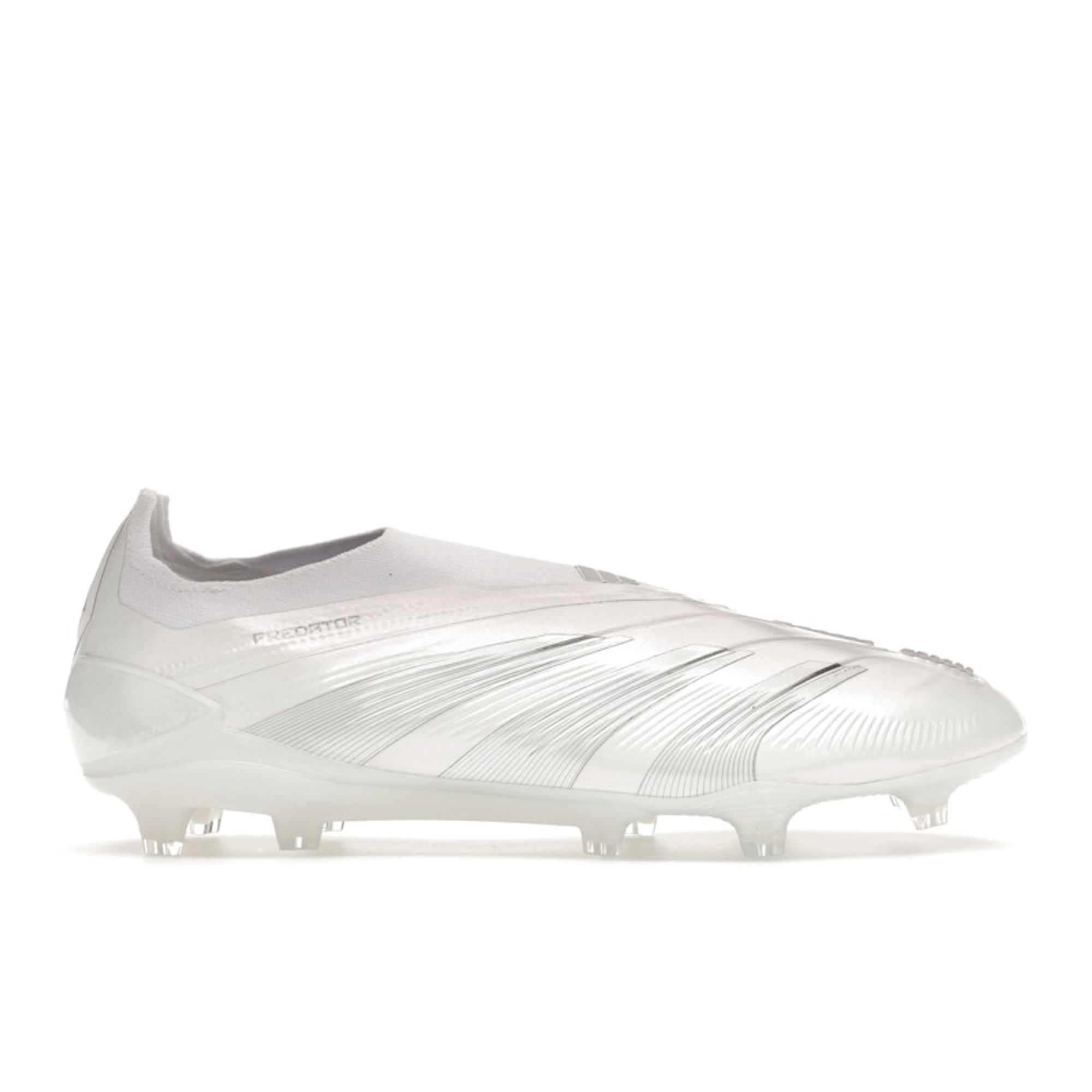 

Adidas Predator 24 Elite Laceless FG Pearlized Pack Кроссовки унисекс Белый Облако-Белый Серебристый-Металлик IE1806 39⅓