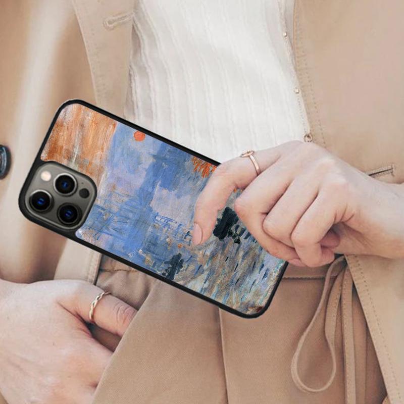 Claude Monet Magnetic Phone Case For APPLE iPhone 17 Air 16 14 13 12 Pro Max 15 Plus Wireless Charge With MagSafe Cover