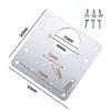 1Pcs Stainles Steel Cupboard Door Hinge Repair Plate Doors Window Installation Hinge Fixing Plate Household Hardware Accessories