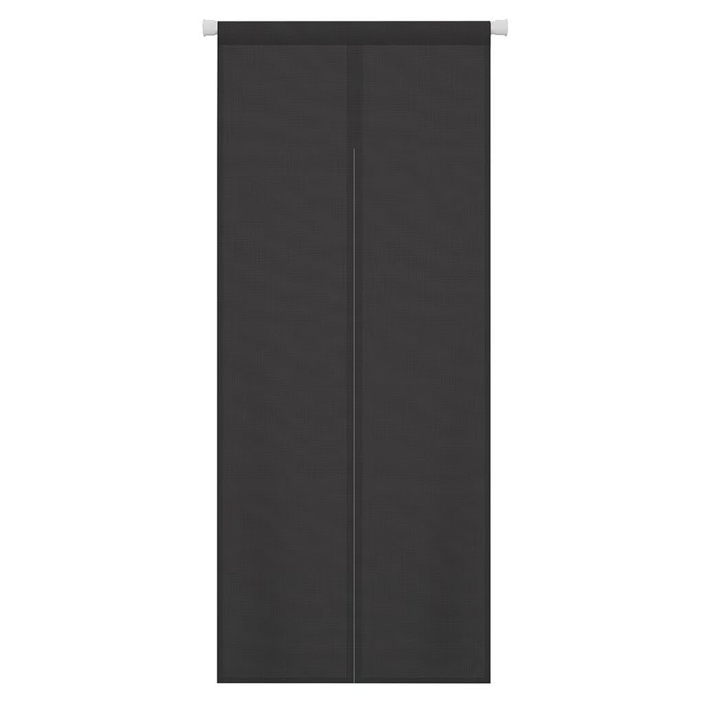 

Karado Kobo Норен Блэкаут Разделитель Комнаты Изолированный и 220см 85см Однотонный Комната Японская Дверь Изолированный Сёдзи Одинарная Черная Штора, Штора, Холодостойкий, чёрный