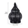 1pcs Iron Gourd Hollow Candlestick Projection Atmosphere Garden Lamp Courtyard Decoration Lamp Home Decoration Ornament