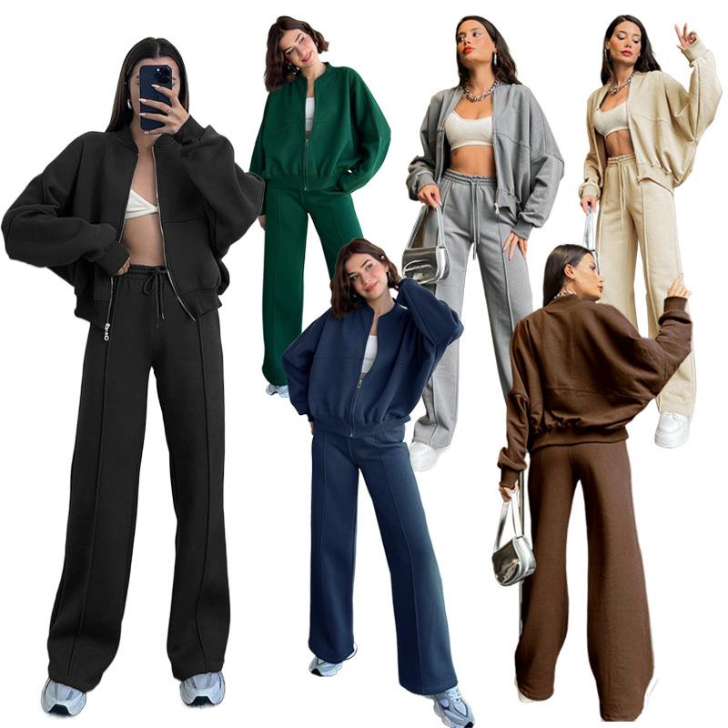 

DIMANAF Plus Size 2024 Осень Брючные Костюмы Женские Модные Комплекты Однотонные Рубашки С Длинным Рукавом Костюмы Хлопок Свободная Повседневная Одежда S чёрный