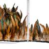 1Meters Fluffy Rooster Feathers Trims Fringe 10-18CM Chicken Feather Trim for Crafts Ribbon Plumas Wedding Clothing Decoration