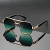 1PC Men's Sunglasses, Women's Sunglasses with Trendy Polygonal Metal Frames