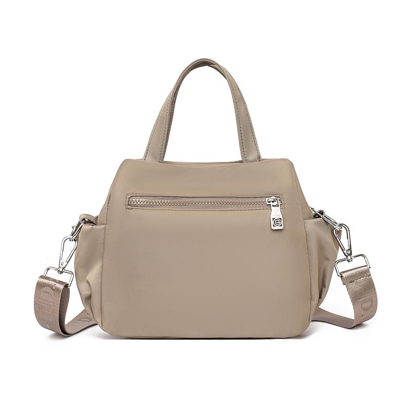 Water-resistant Nylon Handbag Women's Lightweight Multi-compartment Large Capacity Shoulder Bag
