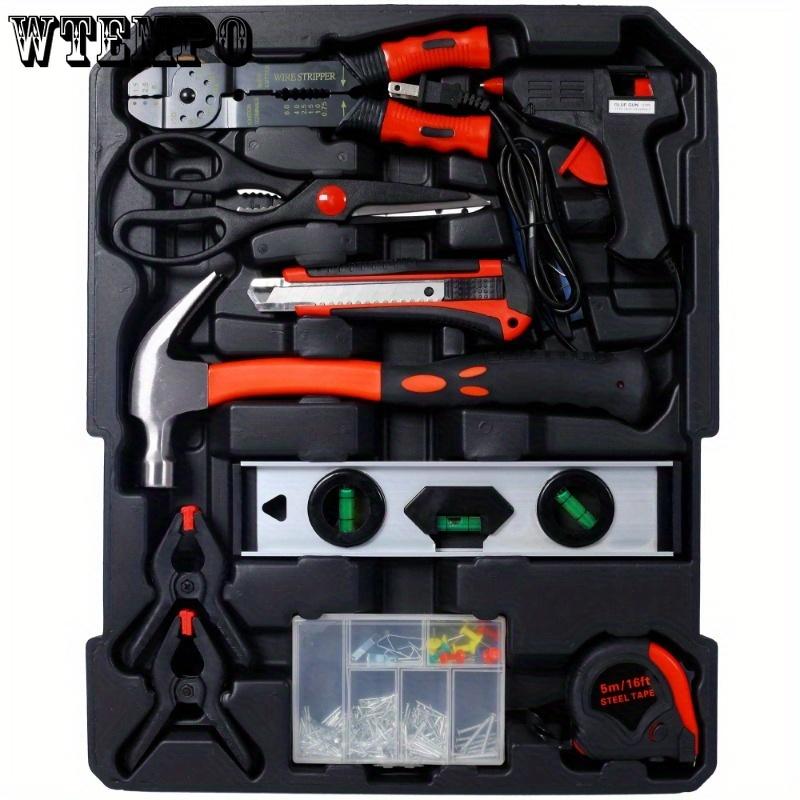 969pcs Home Repair Tool Set Kit for Men Toolbox Storage Case with 4 Drawers General Household Tool Kit with Rolling Tool Box Tool Set Kit