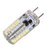 48LED Silicone Bulb 3W 300LM GY6.35 BiPin Bulb AC12V for Chandelier Ceiling Lamp(Cold White 60006500K )