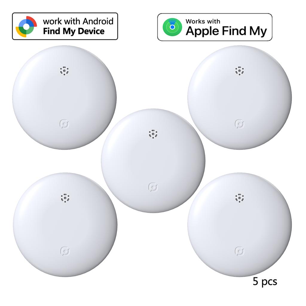 Mini GPS Dual System Tracker For Apple Find My/Android Google Find Hub App Item Finder Bike/Bag Locator Tracker