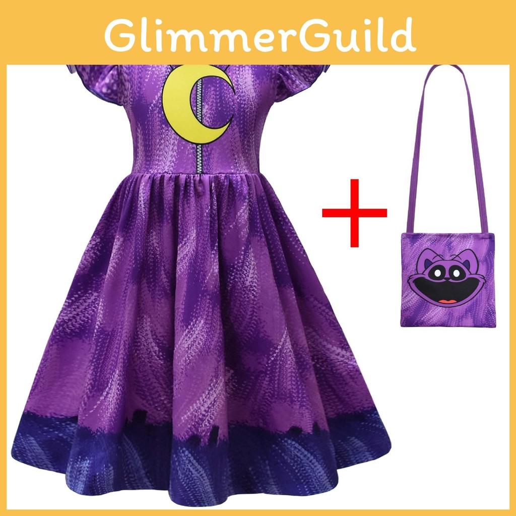 Girl Smiling Critters Dress And Bag Cosplay Clothing Suitable For Halloween