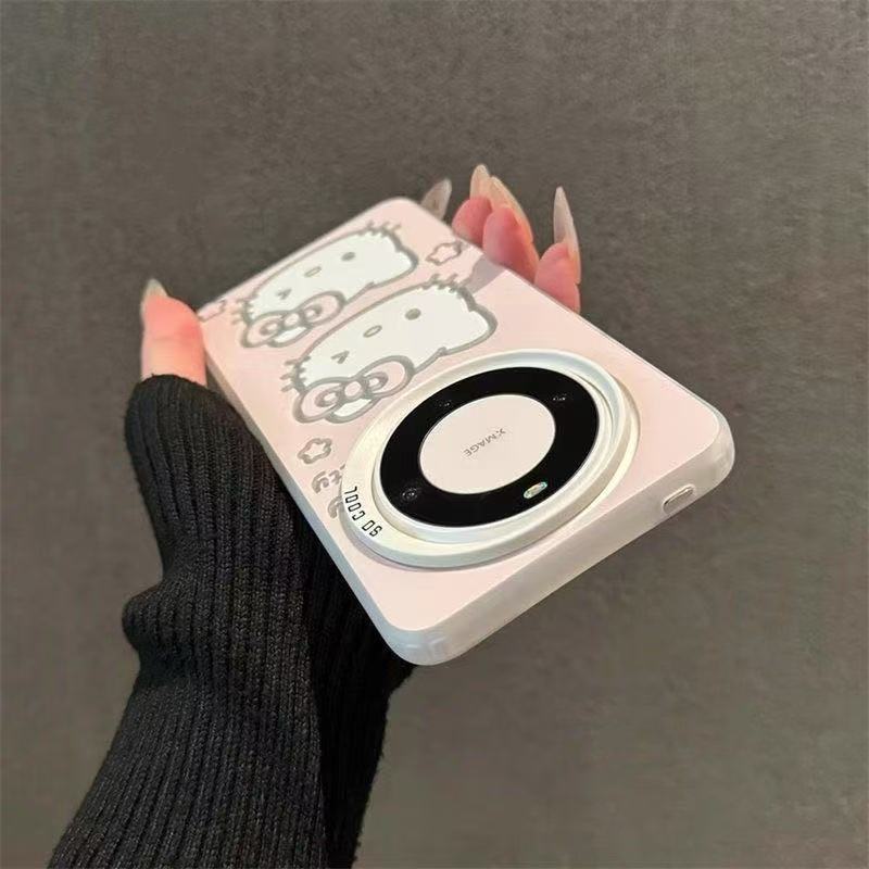 Hello Kitty Mate70 protective case Mate60 ultra-thin P70Pro painted light luxury Mate40