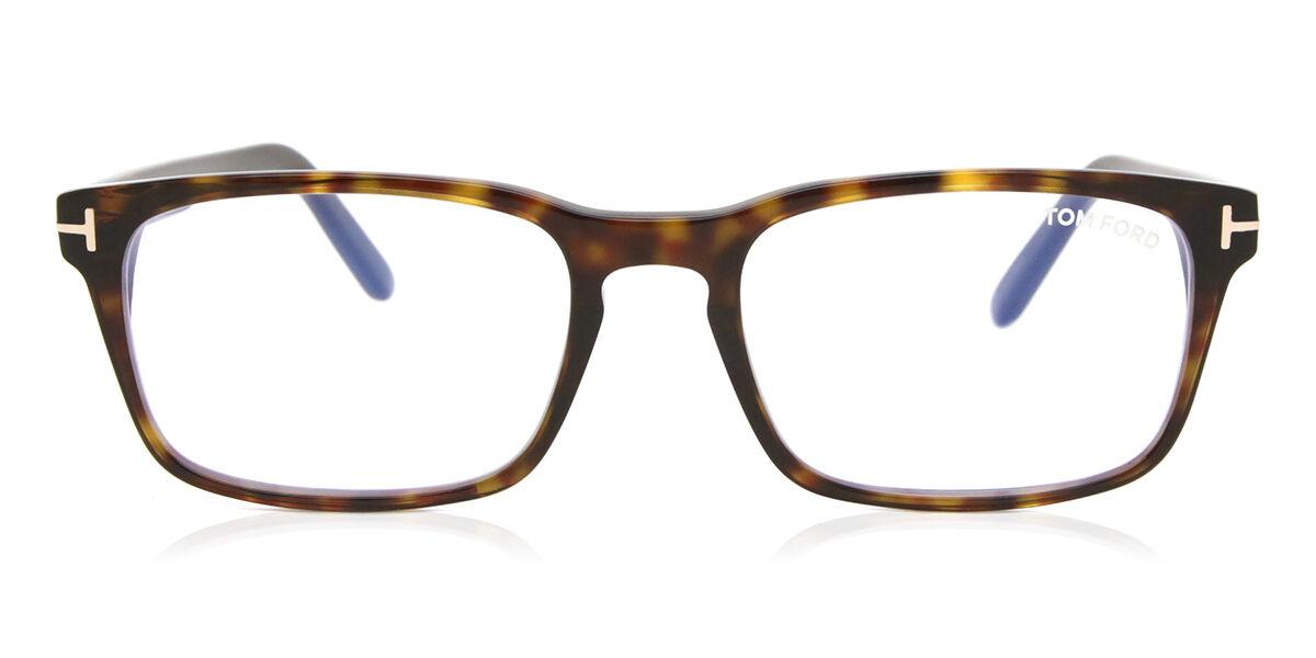 

Tom Ford Ft5938 B Blue Light Block 052 Men Eyeglasses Dark Tortoise/54
