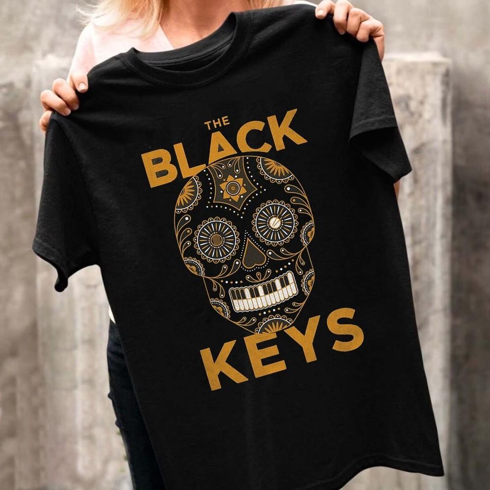 

Hot The Black Keys t shirt Tour Skull Gift Funny Men All Size Shirt 1CM493 Unisex T-Shirt M