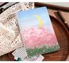 Oil Painting Landscape A5 Coil Student Cute Stationery Thickened Horizontal Line Memo Diary Notebook