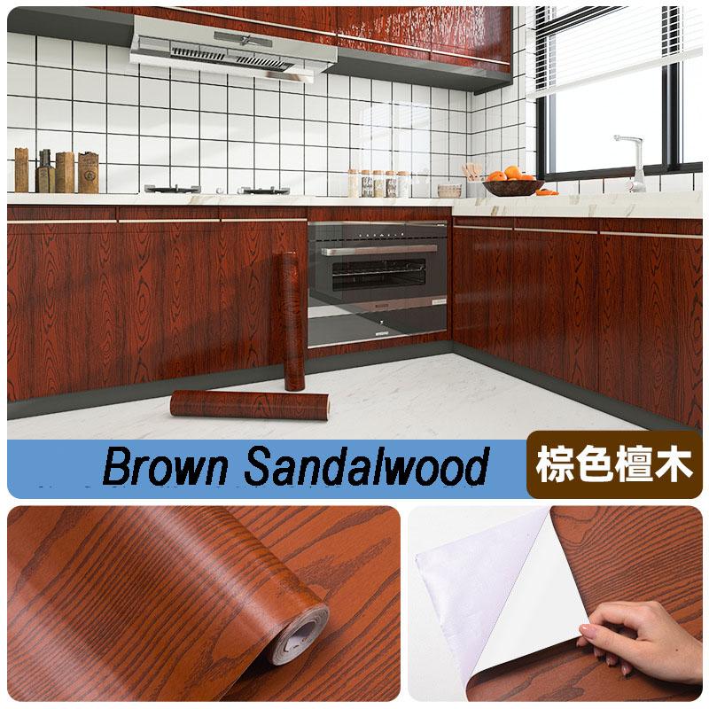 40CMx2M Selbstklebende Holzmaserung Möbelaufkleber PVC Tapete Schränke Folie Vinyl Arbeitsplattenaufkleber Für Möbel Küche