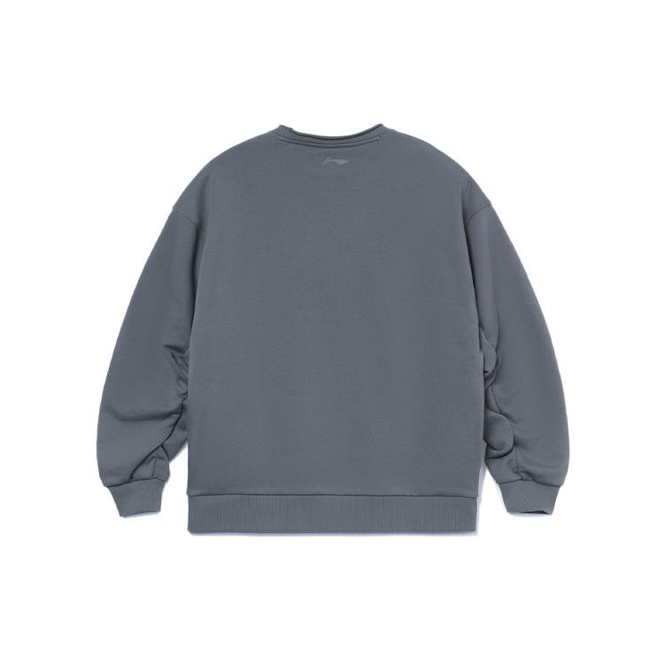 Li Ning Sports Life Collection Sweatshirt Unisex Gray Couple's AWDRG11-6