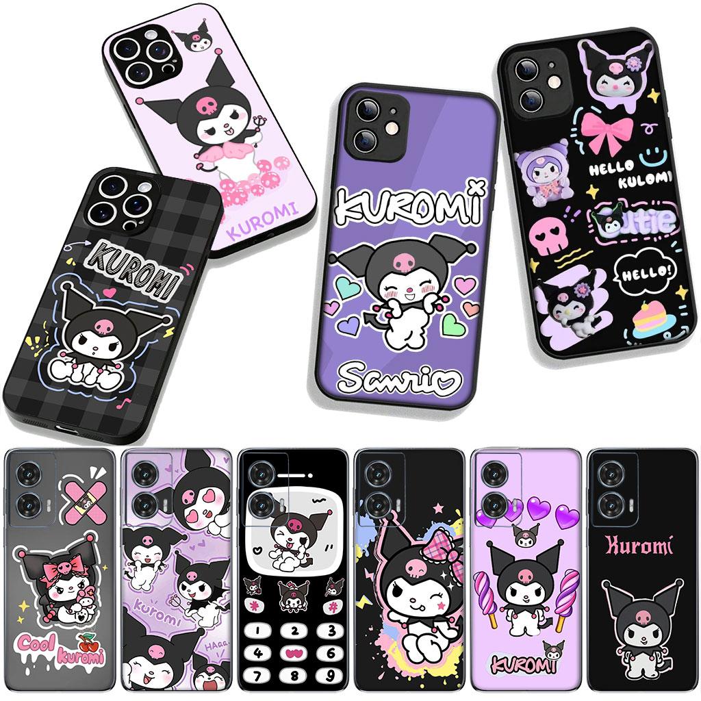 For Motorola Moto Edge 70 60 Fusion 40 NEO 20 Pro G Stylus G56 G96 G71 G73 G52 G41 G42 G50 G51 Case Girl Fashion Cute Kuromi
