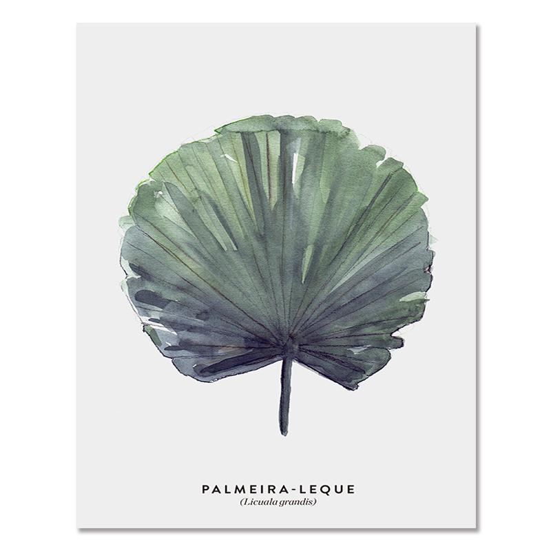 Severská zelená rastlina Listové plátno Plagáty Moderná nástenná maľba Plagát v črepníkoch Estetické obrazy do obývačky Home Decor