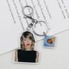 Taylor Swift 1989 Album Cd Keychain Key Ring Smiling Fan Merchandise