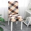 Spisestoltrekk Spandex Elastic Chair Slipcover Case Stretch stoltrekk for bryllup Hotell Bankett Spisestue