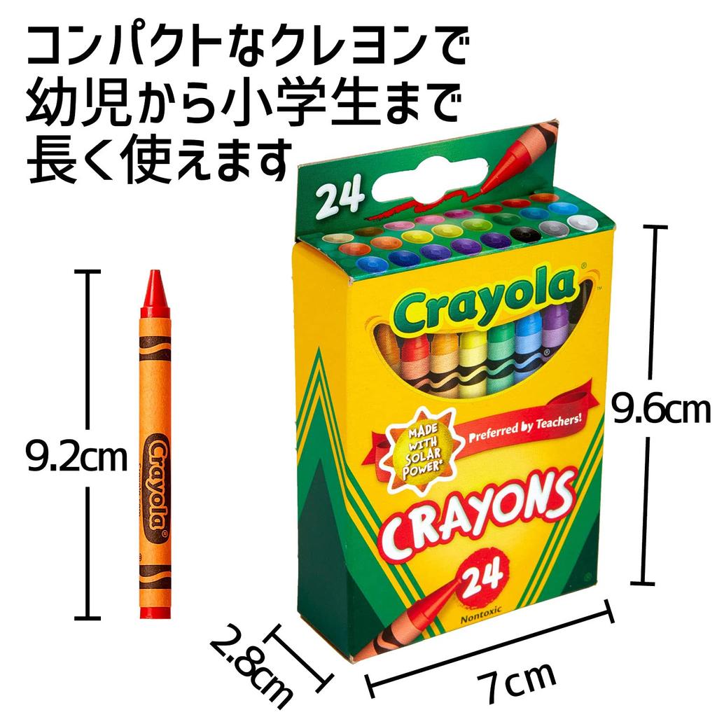Crayola 24 Genuine 523024 Crayons, Colors, Product,