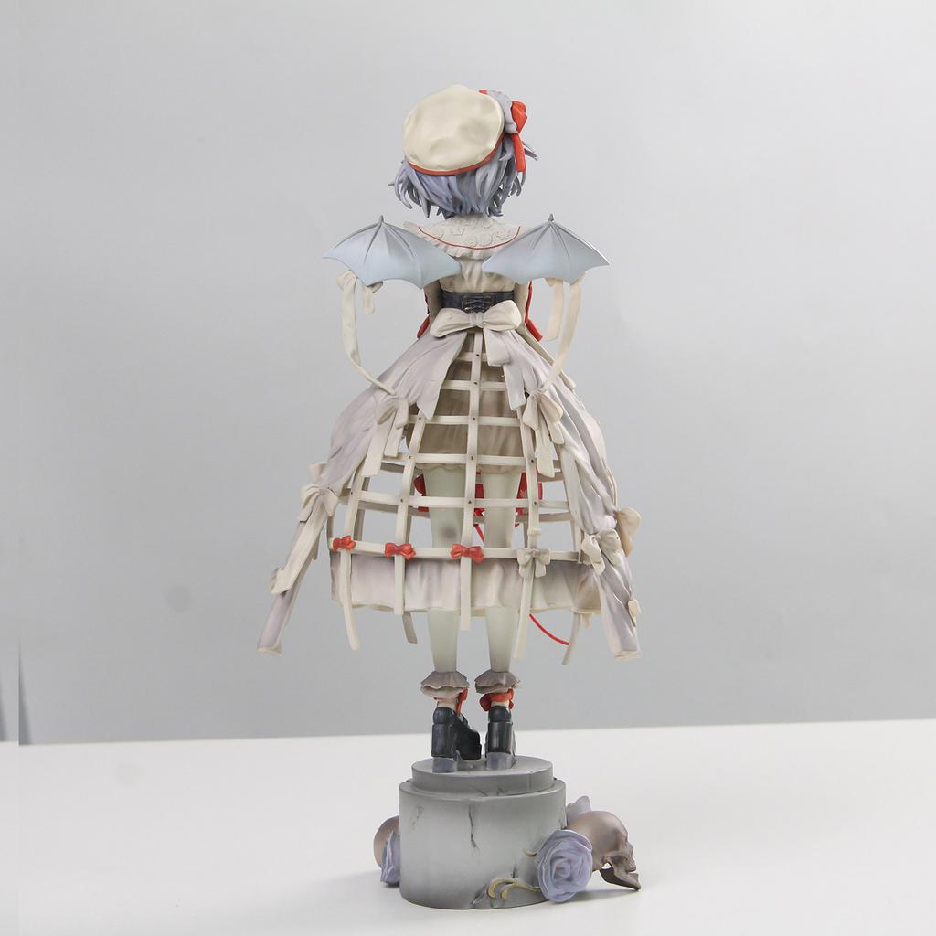 Touhou Project Remilia Scarlet Anime Figure Short Hair Vampire Girl Statue Collectible Desktop Decor Model Toy For Otaku Fans