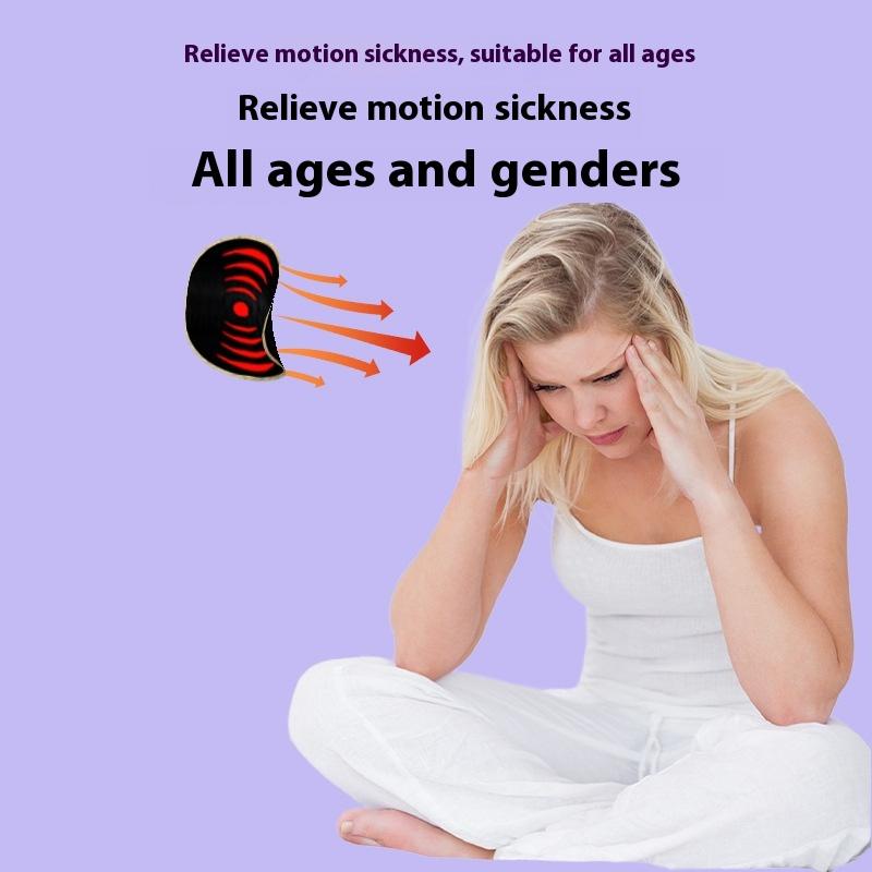 Motion Sickness Patches, Special for Vomiting in Kids & Elderly,  Anti-Vomit Patches for Behind Ear & Navel, Prevent Seasickness & Airsickness