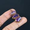 Amethyst Pendant Gemstone Jewelry, Copper Electroformed Pendant, Gift For Women Handmade Pendant