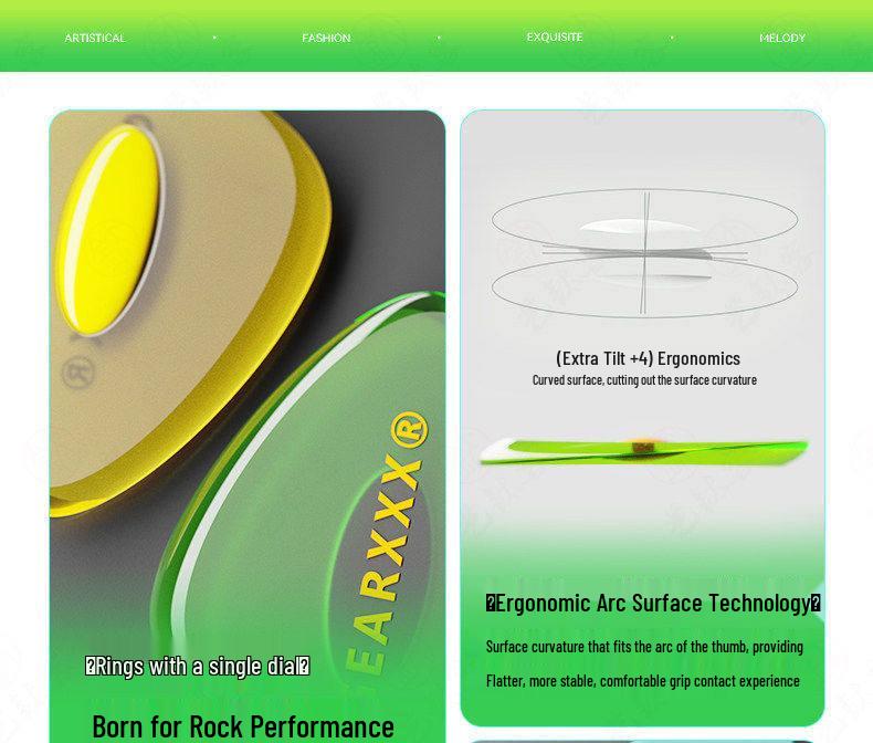 GEARXXX NGAP Non-Slip Folk & Electric Guitar Pick for Speed Picking & Special Strumming