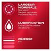 Durex Préservatifs Feeling Extra - 20 Préservatifs Fins et Extra Lubrifiés