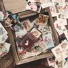 100pcs/Box Vintage Paper Kraft Cardstock Scrapbooking/Card Making/Journaling Project DIY Diary Decoration LOMO Card Van Gogh