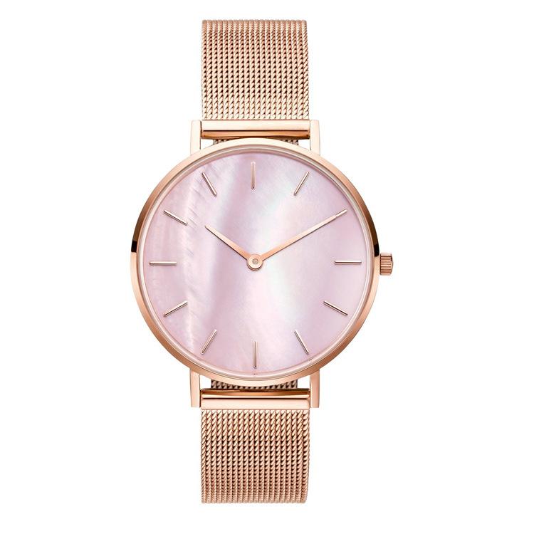 Watch Wish Ladies Watch Pv Fashion Stainless Steel With Rose Gold Watch 783A-36