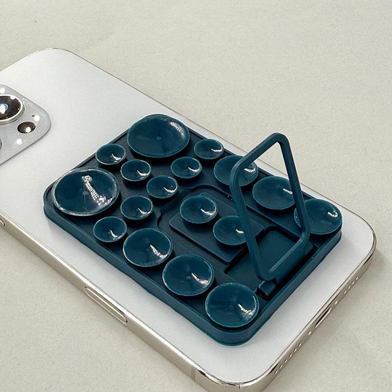 Multi-Functional Silicone Folding Suction Cup Phone Stand & Anti-Slip Back Sticker