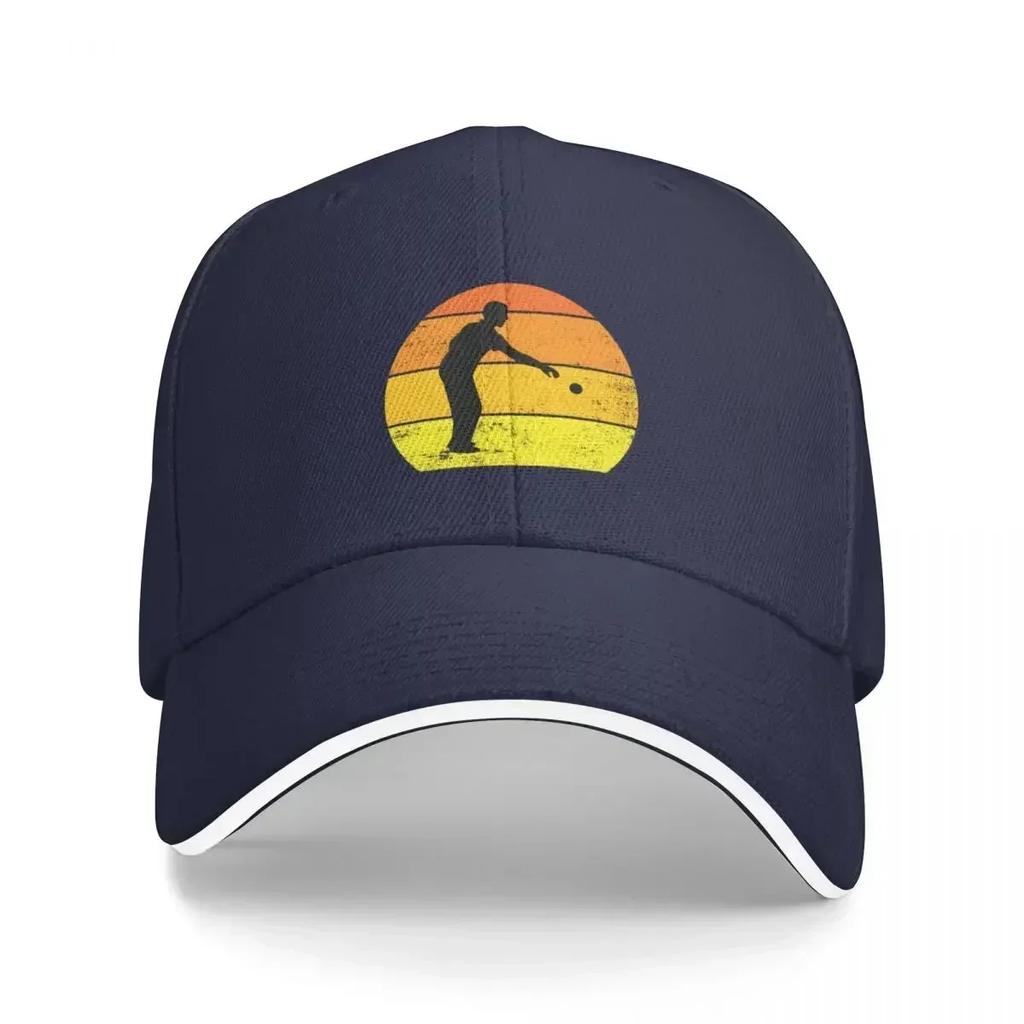 Retro Vintage Petanque Funny Petanque Petanque Boule Bocce Player Funny Saying Baseball Cap F black Golf Women Unisexs