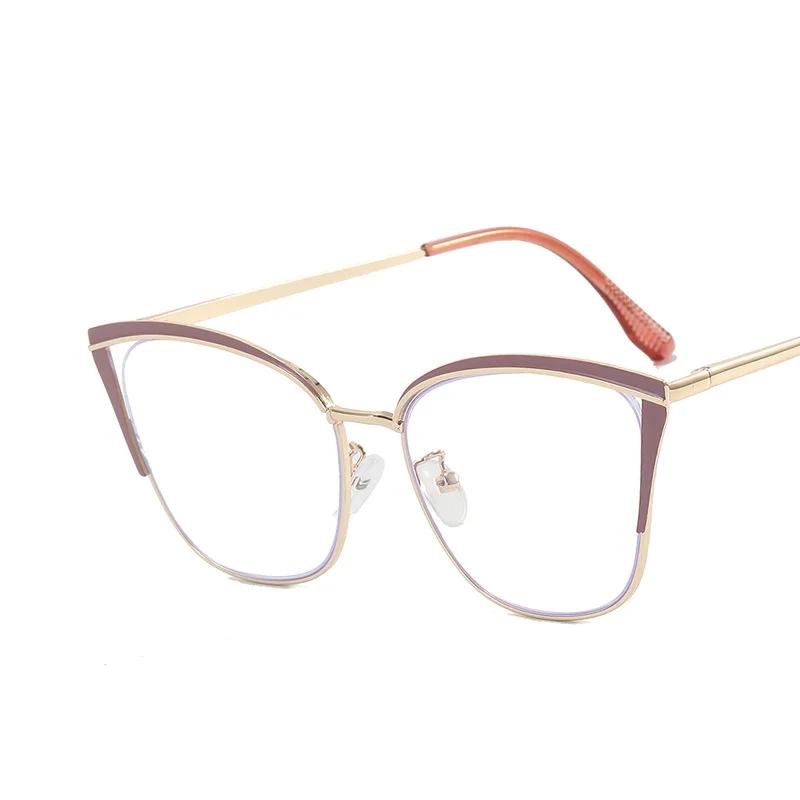 New Fashion Women Glasses Frame Vintage Cat Eye Frame Blue Light Blocking Eyeglasses Glasses Eyeglasses Frame For Women
