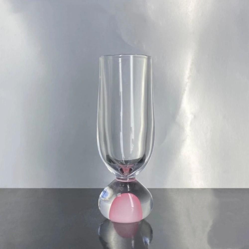 Exquisite Glass Stemmed Cup 170ml Juice Cup Creative Beer Cup  Wine Tasting