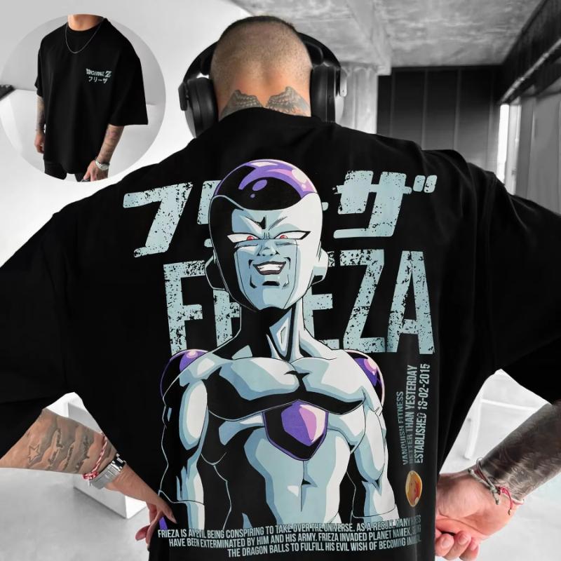 2026 Summer Dragon Ball Compilations Retro Highquality Cotton Mens Tshirts Son Goku Unisex Childrens Casual Short Sleeves